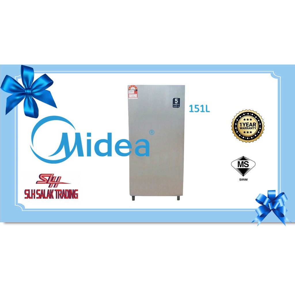 Midea 151l Single Door Refrigerator Ms 196 Shopee Malaysia