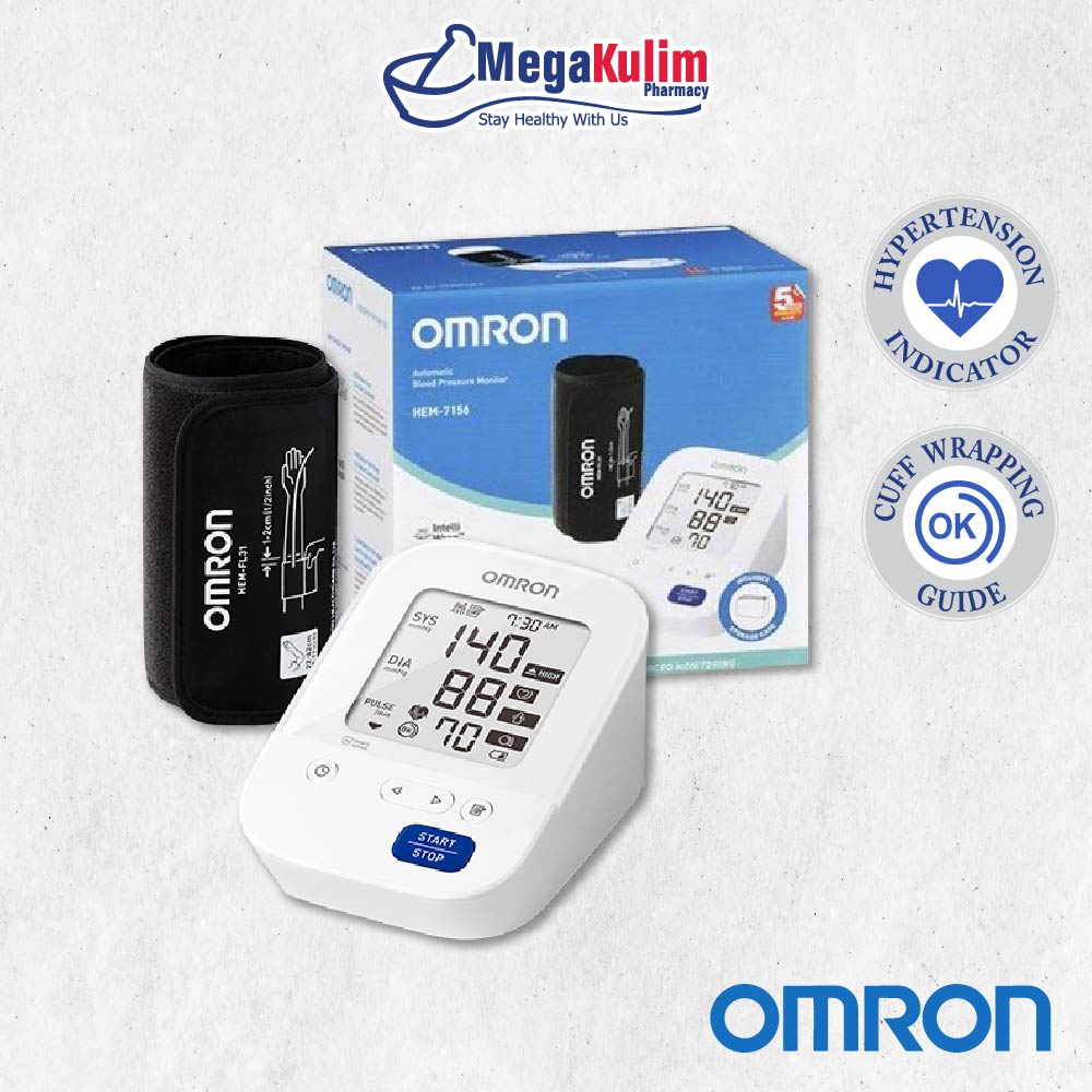 Omron Automatic Blood Pressure Monitor HEM7156 Shopee Malaysia