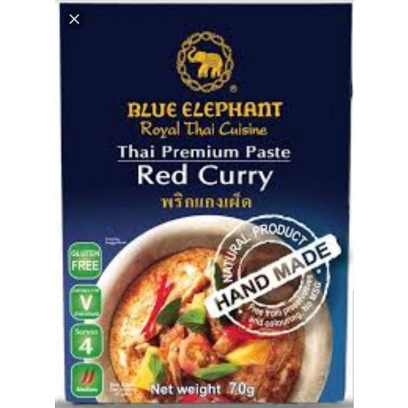 Blue Elephant Royal Thai Cuisine Thai Premium Paste Red Curry 70gm