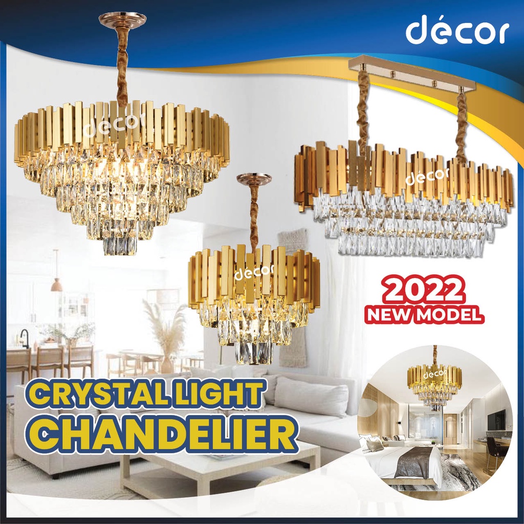 crystal chandelier Discounts And Promotions From Decor Factory Shopee