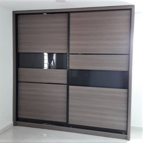 5ft L X 8ft H Premium Wardrobe Closet Almari Baju Shopee