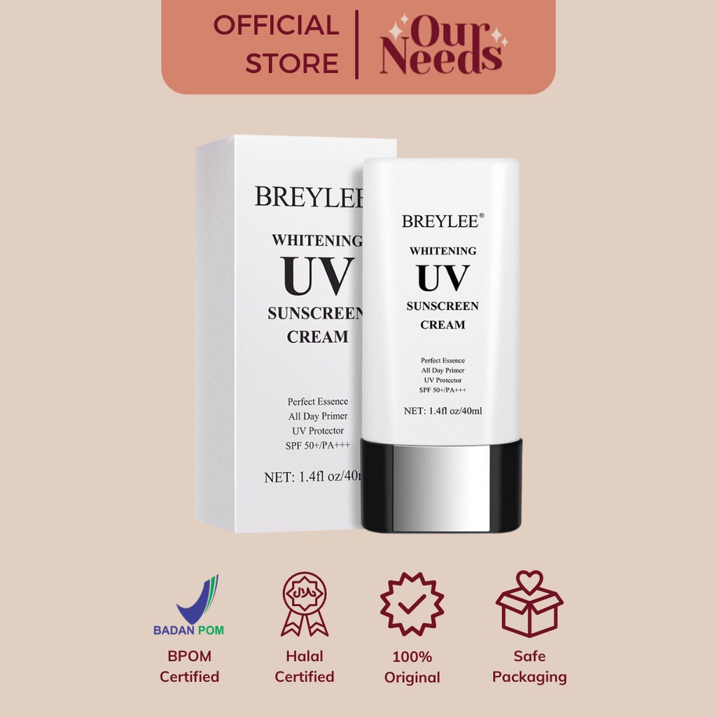 MATAHARI Breylee WHITENING UV SUNSCREEN CREAM- SUNSCREEN CREAM SPF 50++ Face Protection from the Sun, Anti-Aging (40 ml)