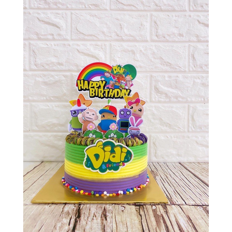 Topper Cake Didi N Friend Shopee Malaysia