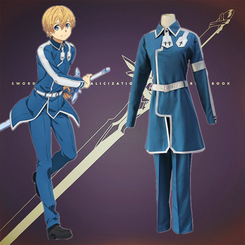 Sword Art Online Alicization Third Season Eugeo cos Clothing Juvenile cosplay Costume Full Set Ready Stock