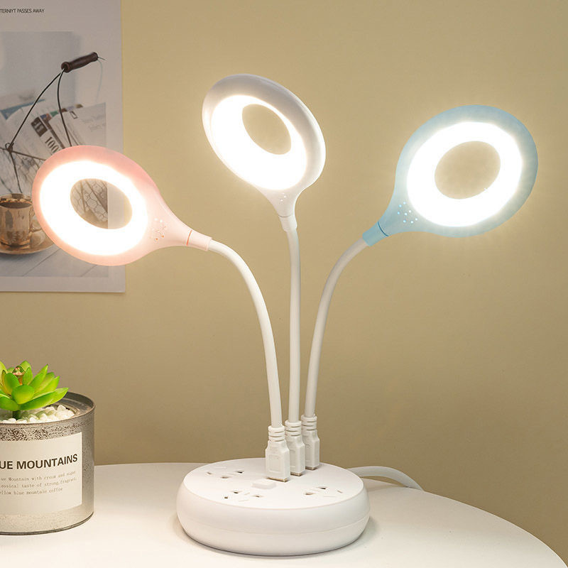 LED Table Lamp,Portable USB Desk Lamp Study Reading Book Lights,Portable USB Ring Light