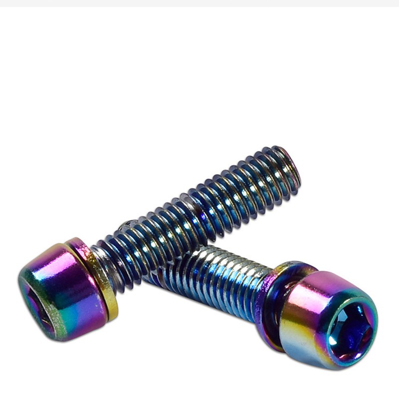 Buy Hot Selling Titanium Plated Colored Colorful Screws Bolts M5 