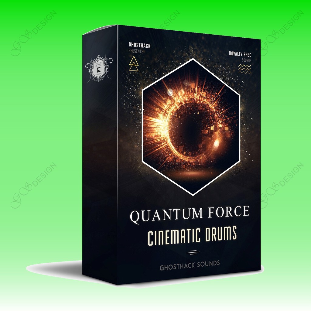 Ghosthack Quantum Force Cinematic Drums Includes 811 Files 1.52 GB for Movie, Music and Video Game Productions