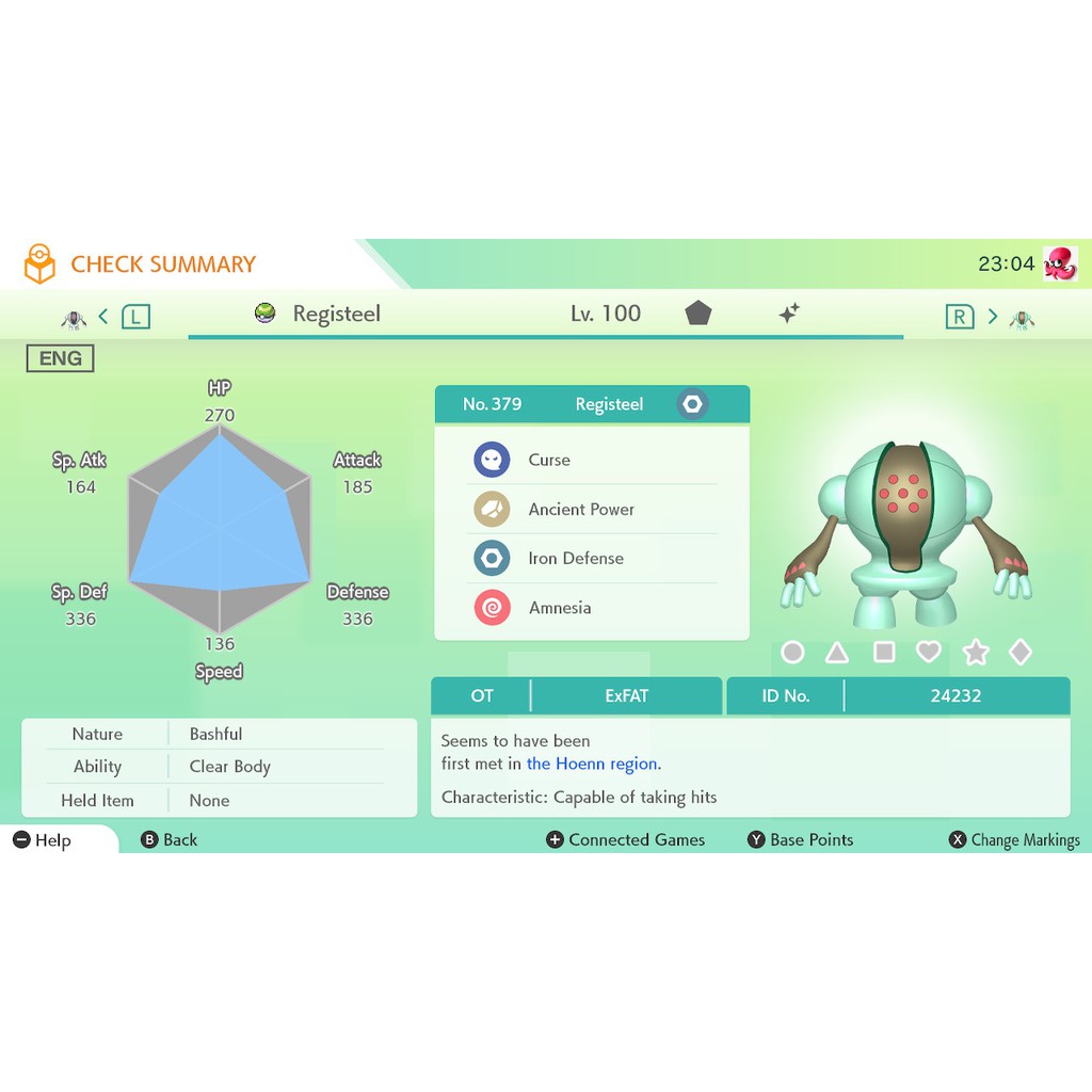 Pokemon Sword and Shield Shiny Registeel Shopee Malaysia