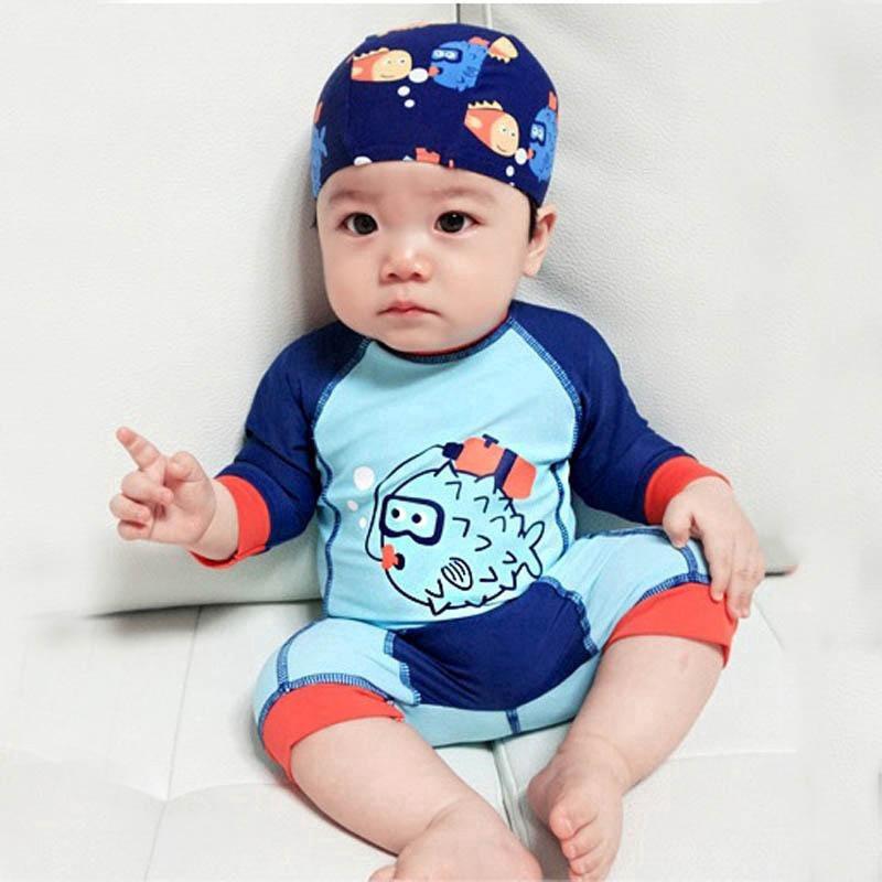 Ready Stock 1 12Y Baby  Kids Swimsuit Jumpsuit Baju  Renang  