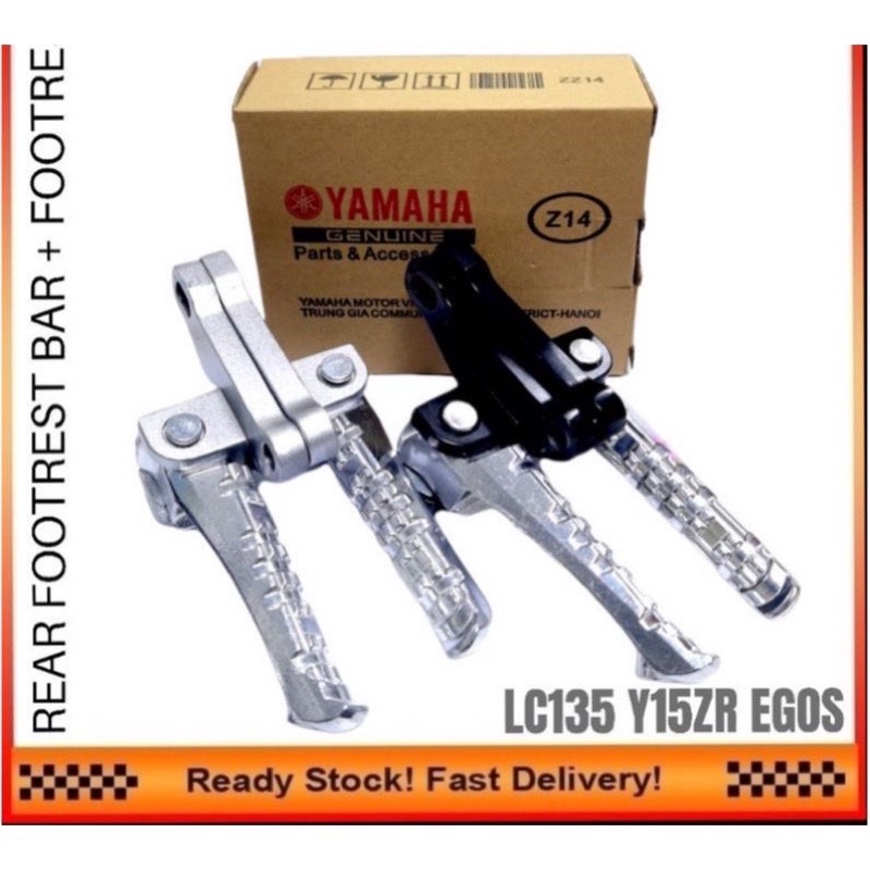 YAMAHA Y15ZR Y16 LC135 EGO REAR FOOTREST FOOTSTEP FULL SET ALLOY PEDAL