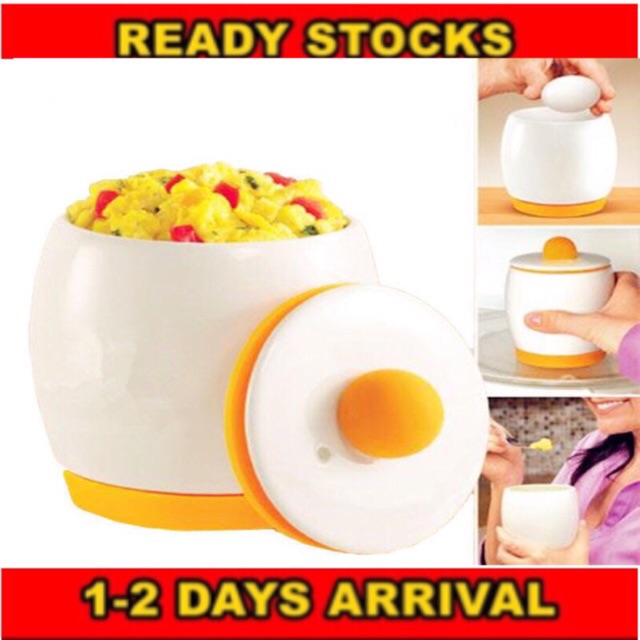 Kitchen Creative Microwave Oven Ceramic Egg Cooker Poacher 