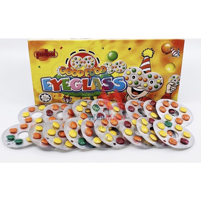 Goodfood Eyeglass Chocolate Candy Gula Gula Coklat