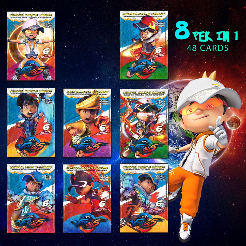 BOBOIBOY GALAXY CARD PEK VERSUS | Shopee Malaysia