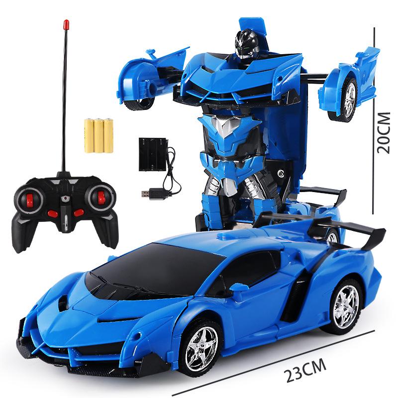 Remote Control Car Transformers Robot RC Toys Boy Kids