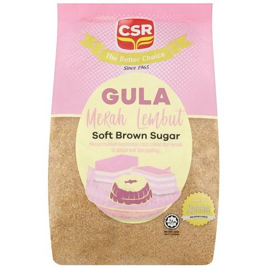 CSR Soft Brown Sugar 1kg (fast posting) Gula Merah Lembut (pengeposan pantas)