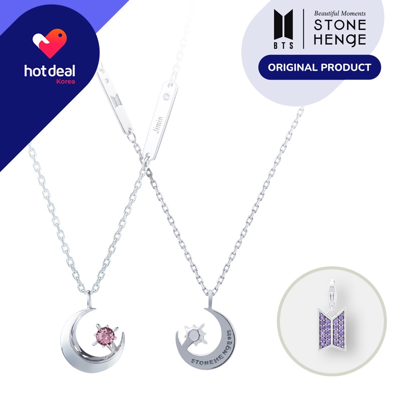 Hotdeal korea [STONEHENgE] OFFICIAL BTS x STONEHENGE Moment of COEXIST Edition jewelry necklace, Korean silver accesories