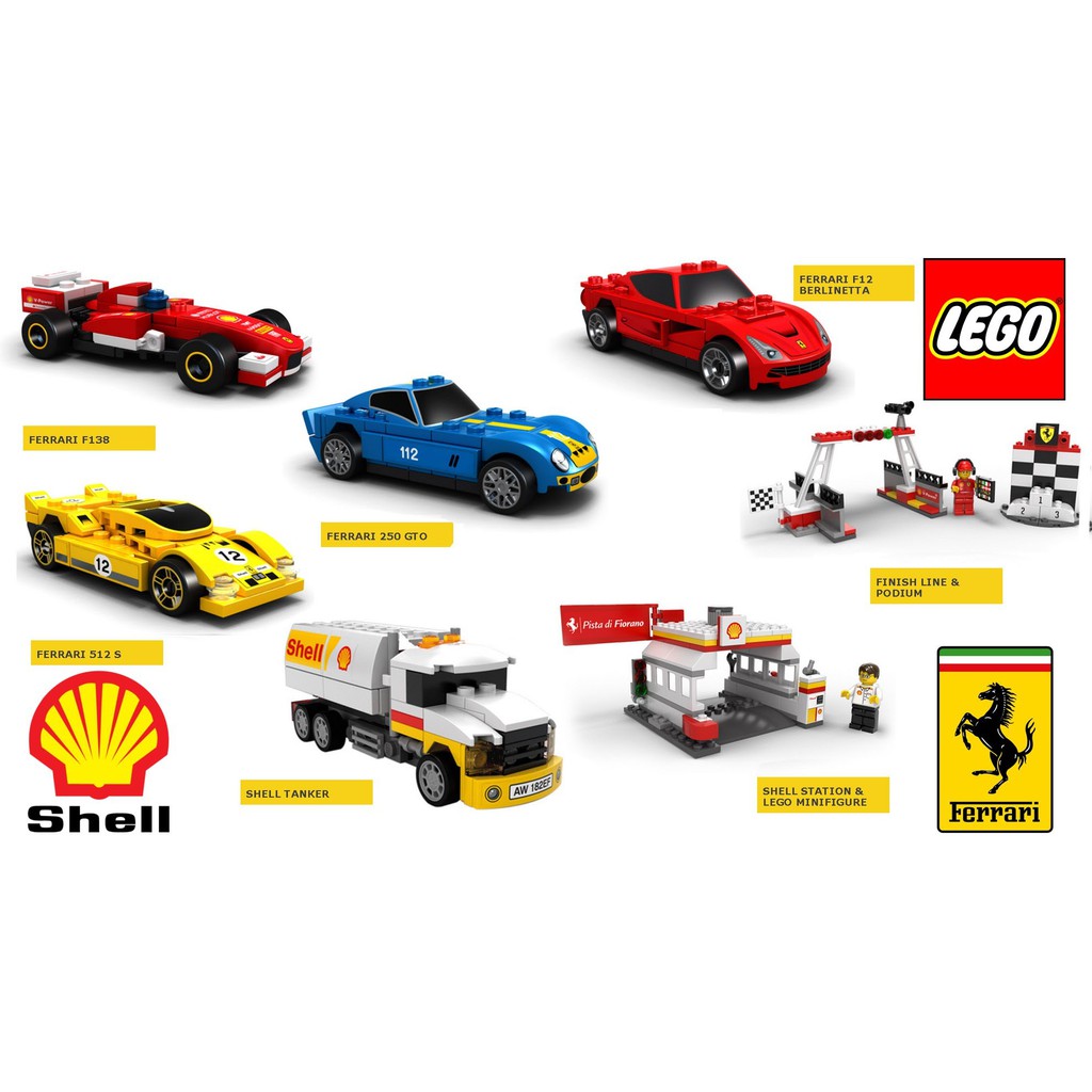 lego ferrari shell