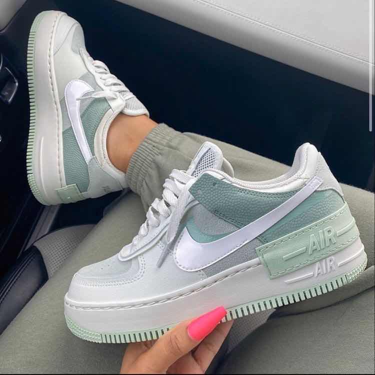 nike air force 1 mint green