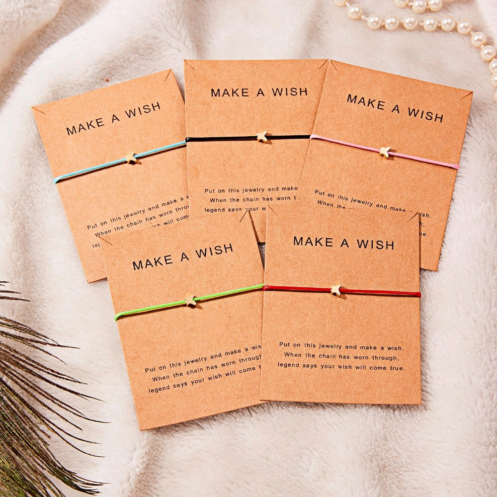 Butterfly Charm for Women Lucky Red String Friendship Wish Bracelets Jewelry Gift Simple Colorful Bracelet