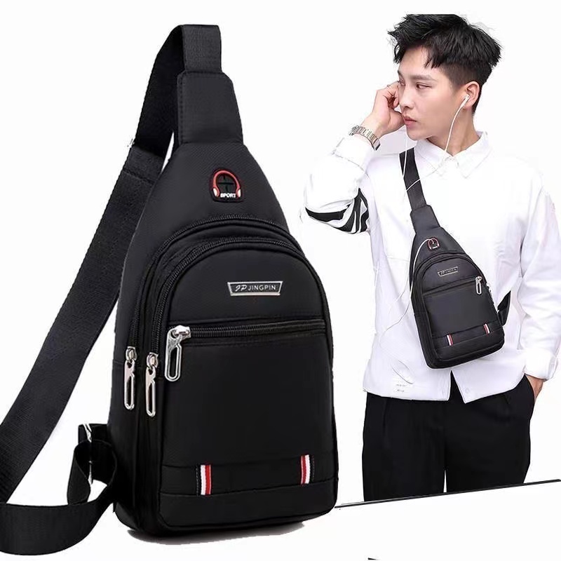 Shoulder bag messenger bag casual waterproof Oxford cloth men's shoulder bag chest bag outdoor sports backpack student bag