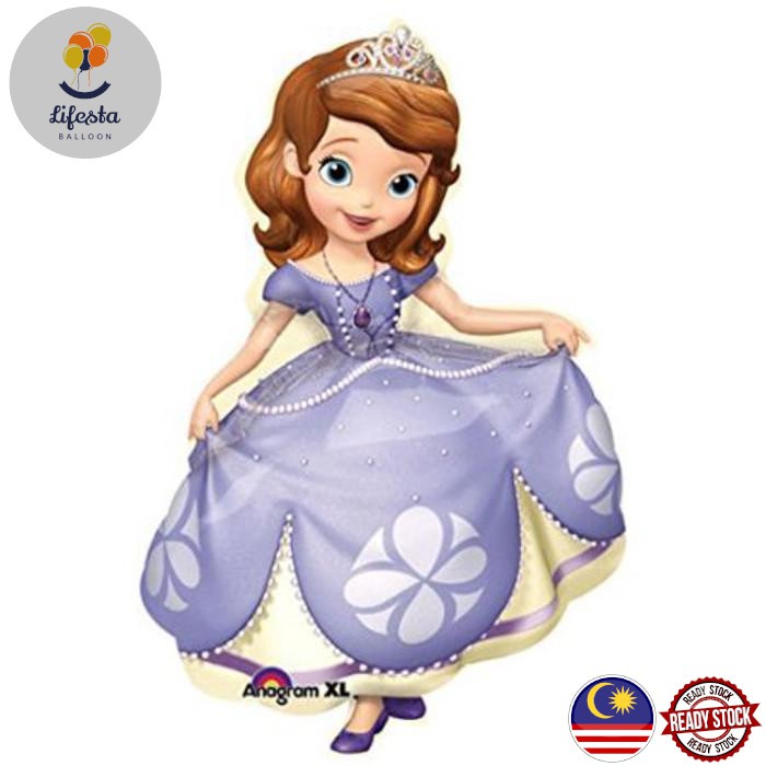 Sofia The First Supershape Foil Mylar Balloon Birthday Party