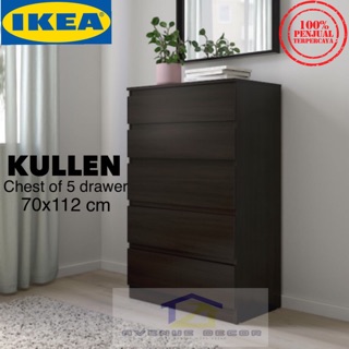 Ikea Kullen Clothes Drawer Chest 3tier Drawer Shopee Malaysia