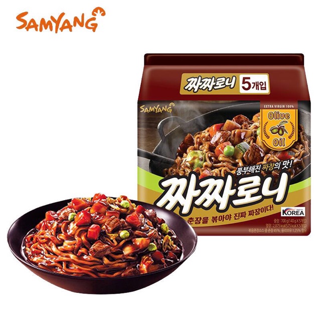 [READY STOCK] Samyang JjajangMyeon Black Bean Sauce Ramen · 삼양짜짜로니짜장면