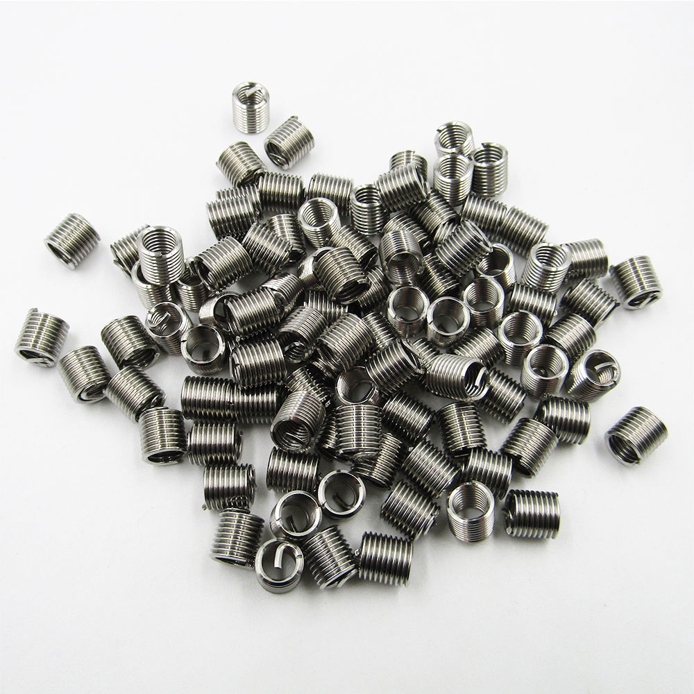 50pc 304 Stainless Steel M6 x 1.0 1.5D Insert Length Helicoil Wire