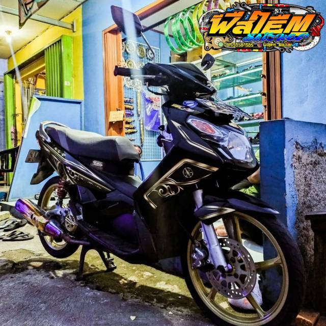 Striping Nouvo Z Neo Edition Black Gold Shopee Malaysia