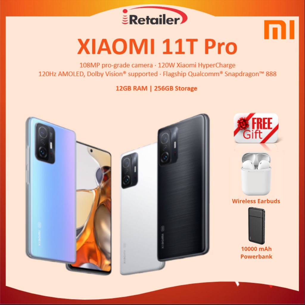 XIAOMI 11T / 11T Pro 100 Original Xiaomi Malaysia Warranty Shopee