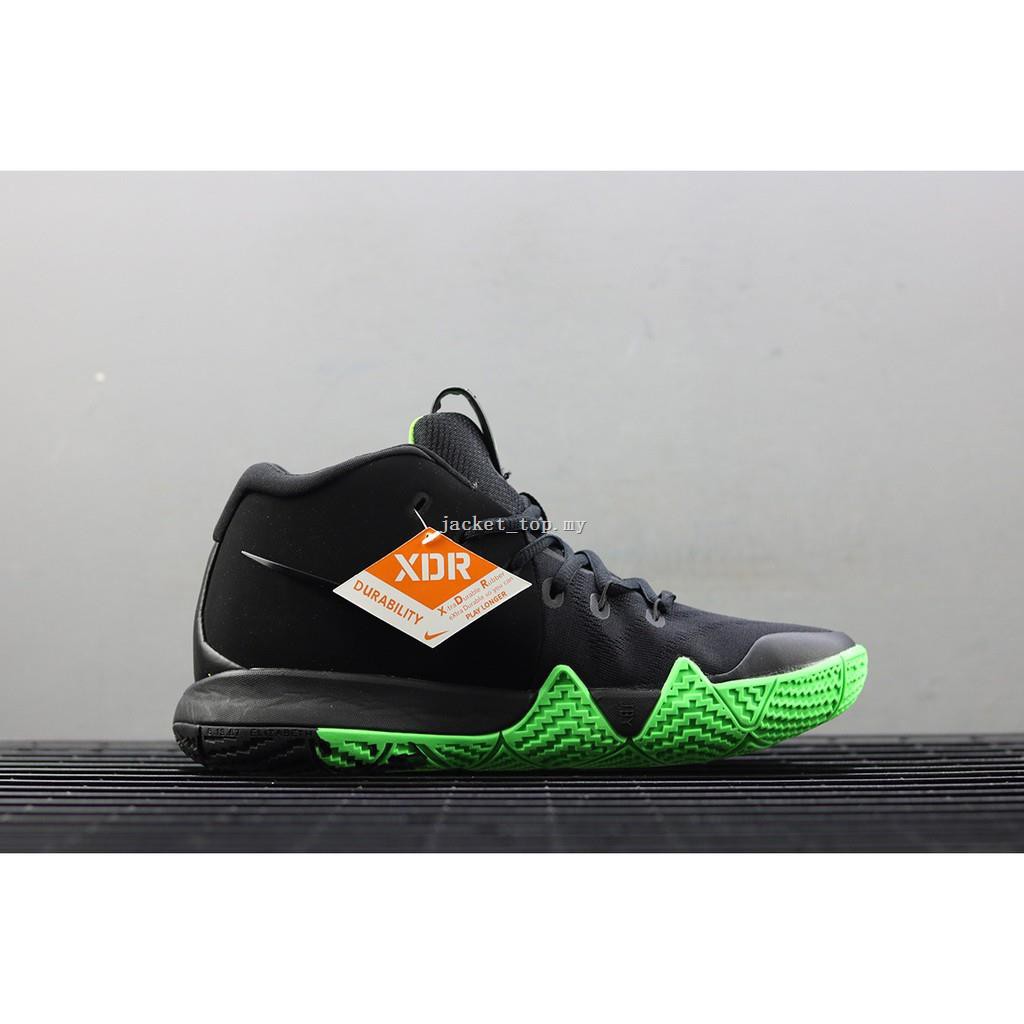 kyrie 4 green and gray