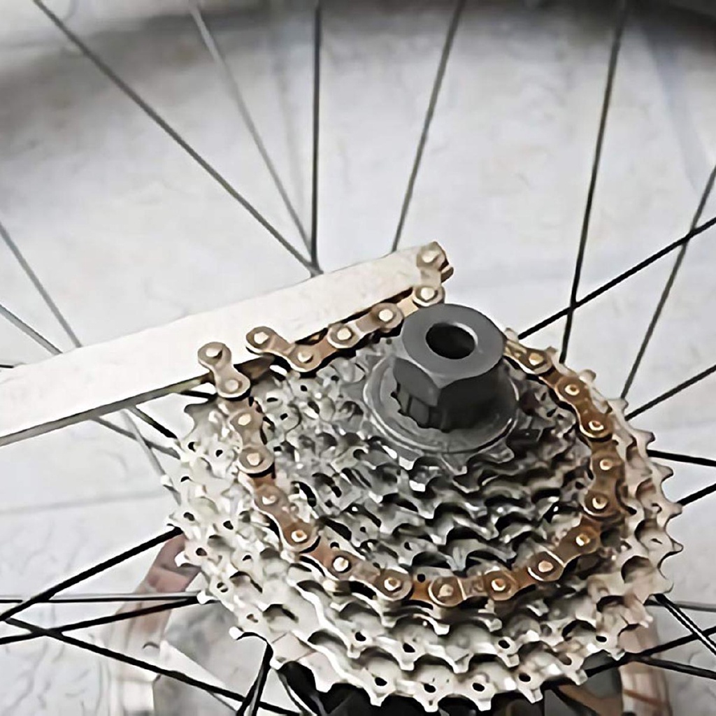 JJDD Bike Chain Freewheel Turner Whip Cassette Lockring Sprocket Remover Repair Tool 