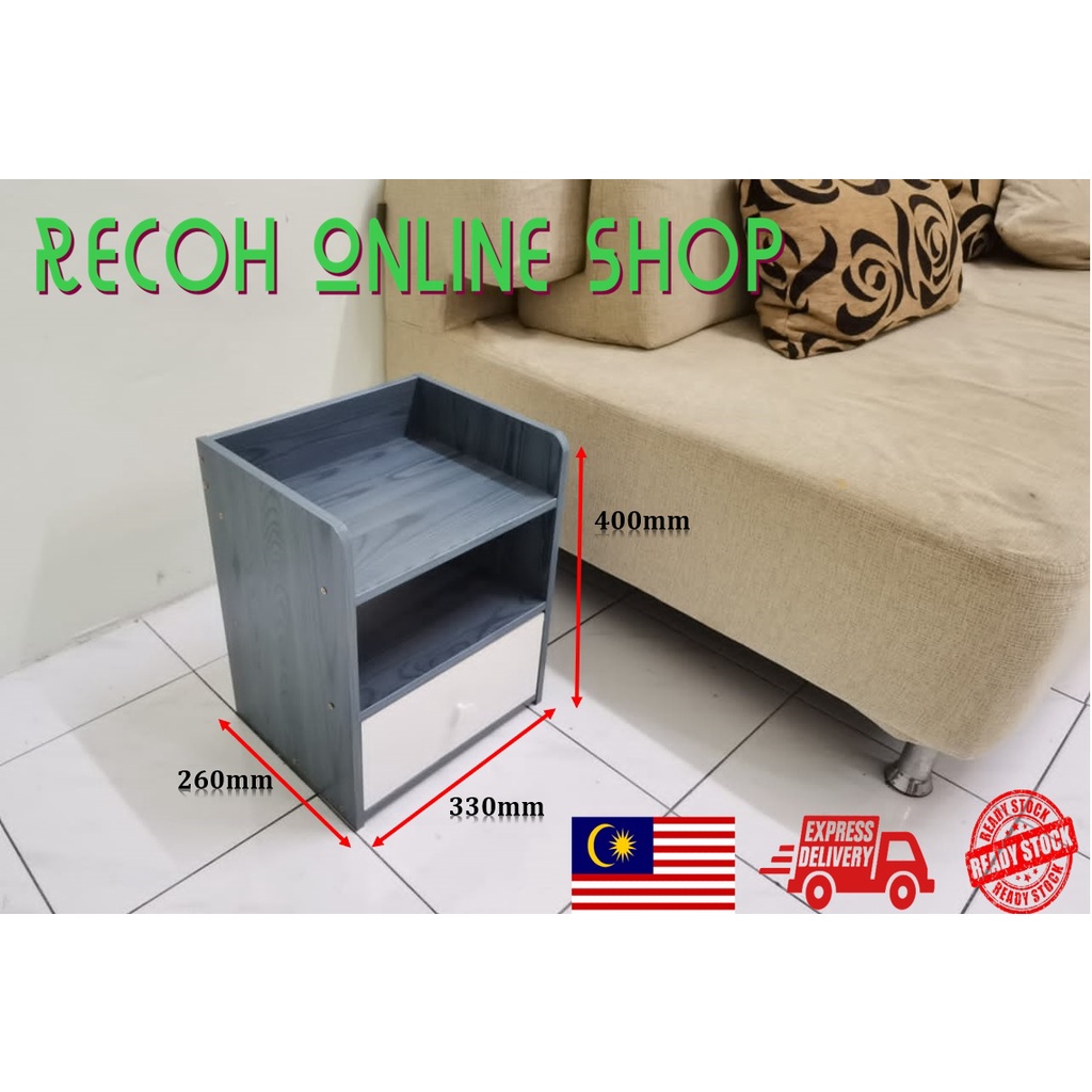 Waterproof Bedside Drawer Side Table Mini Storage Drawer Small Cabinet Small Rack小柜子Small drawer Laci Kecil Ready Stock