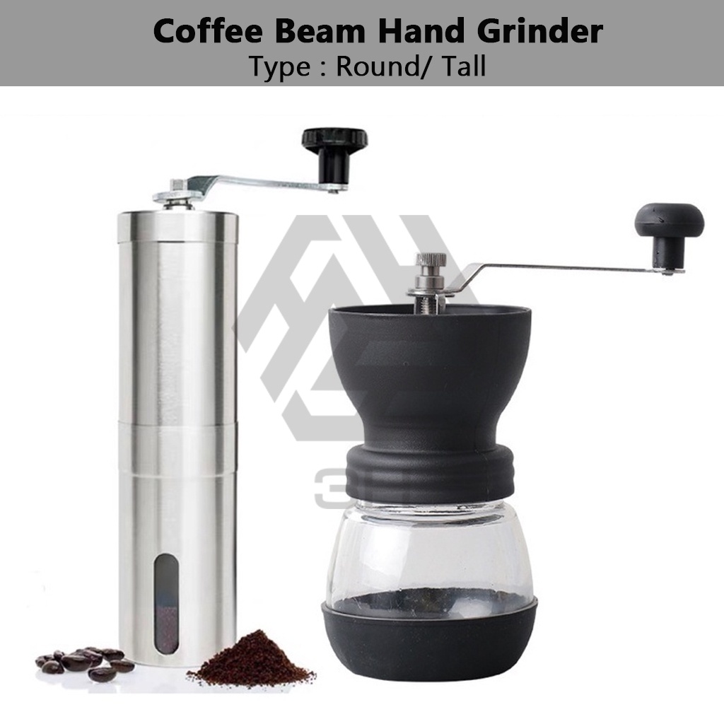 3H Portable & Adjustable Coffee Espresso Hand Grinder Stainless Steel Built For V60 Hand Brew Pour Over & French Press