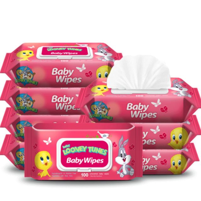 baby looney tunes baby wipes