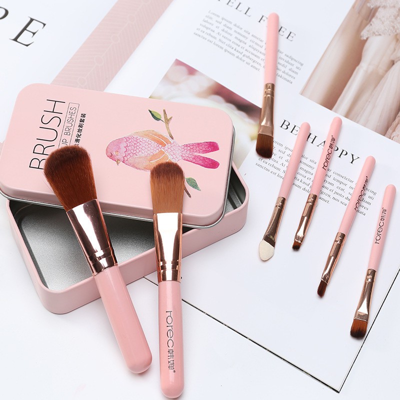 Berus Makeup Foundation Berus Serbuk Berus Wajah Berus Flat Berus Lembut Make Up Brush Set 2138