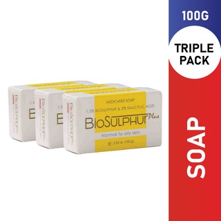 "Exp 29/11/2024" BioSulphur Plus Medicated Soap (100gm 