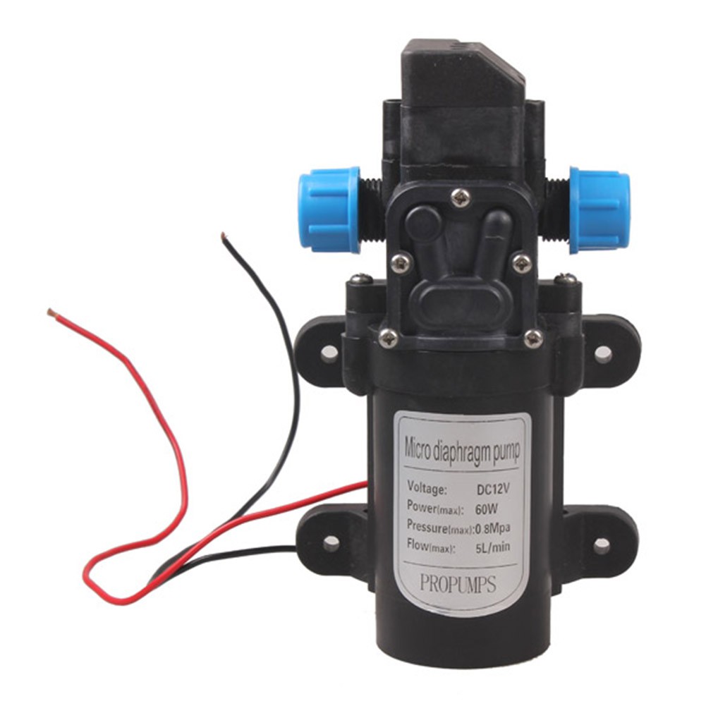 DC12V 4.5L/min High Pressure Micro Diaphragm Water Pump Automatic Switch 100psi 