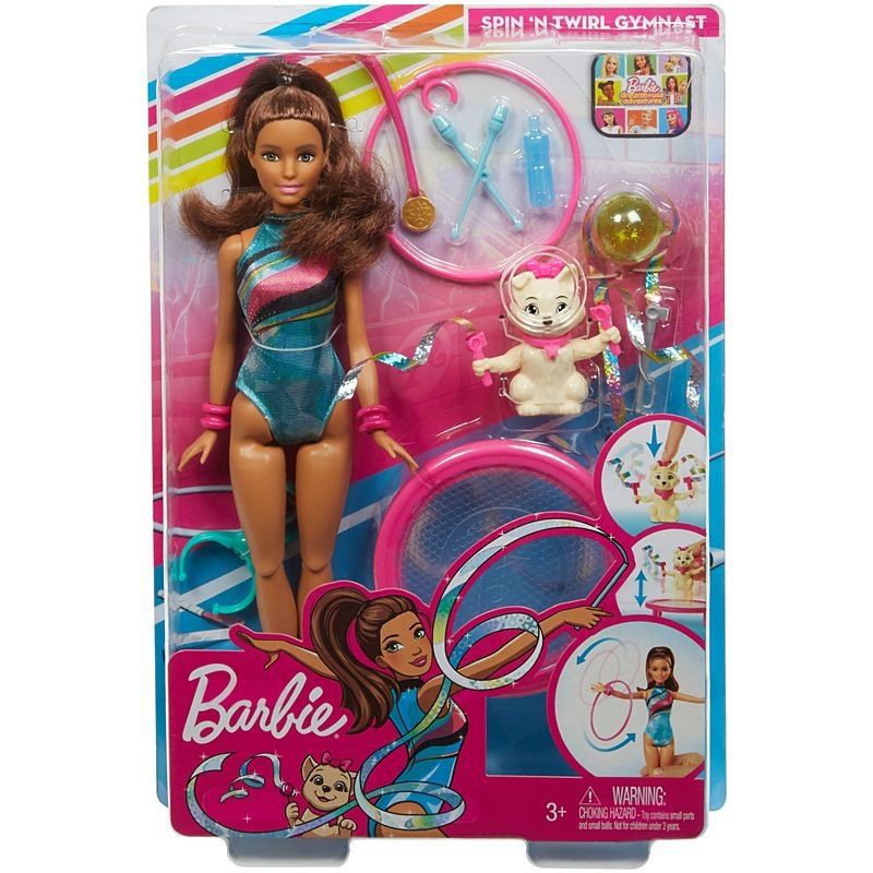 barbie gymnastics play set