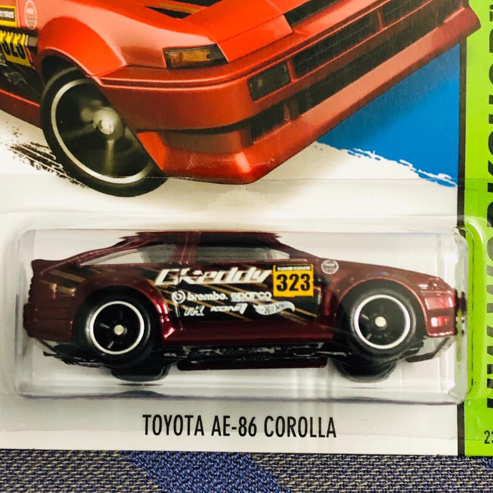 hot wheels toyota ae86 corolla super treasure hunt