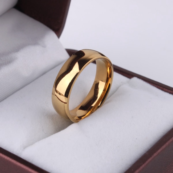 Eengrave Custom Name Signet Ring Logo Light version gold color wedding rings for women Glossy 316l Stainless Steel ring