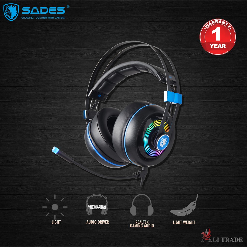 Sades Armor Realtek HD RGB Gaming Headset | Shopee Malaysia