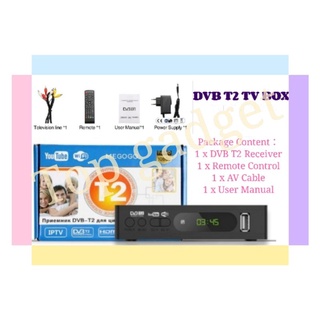 PALING MURAH🔥MYTV T2 Decoder DVB T2 TV Box  TV Tuner Terrestrial Receiver