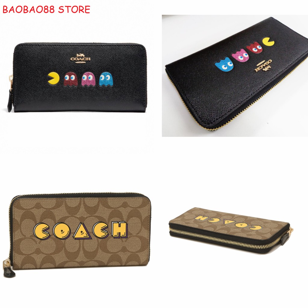 coach wallet pac man