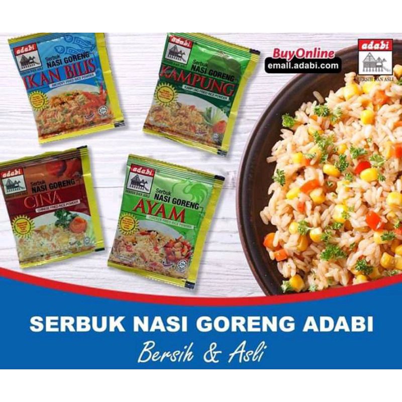 Perencah Nasi Goreng Adabi Shopee Malaysia