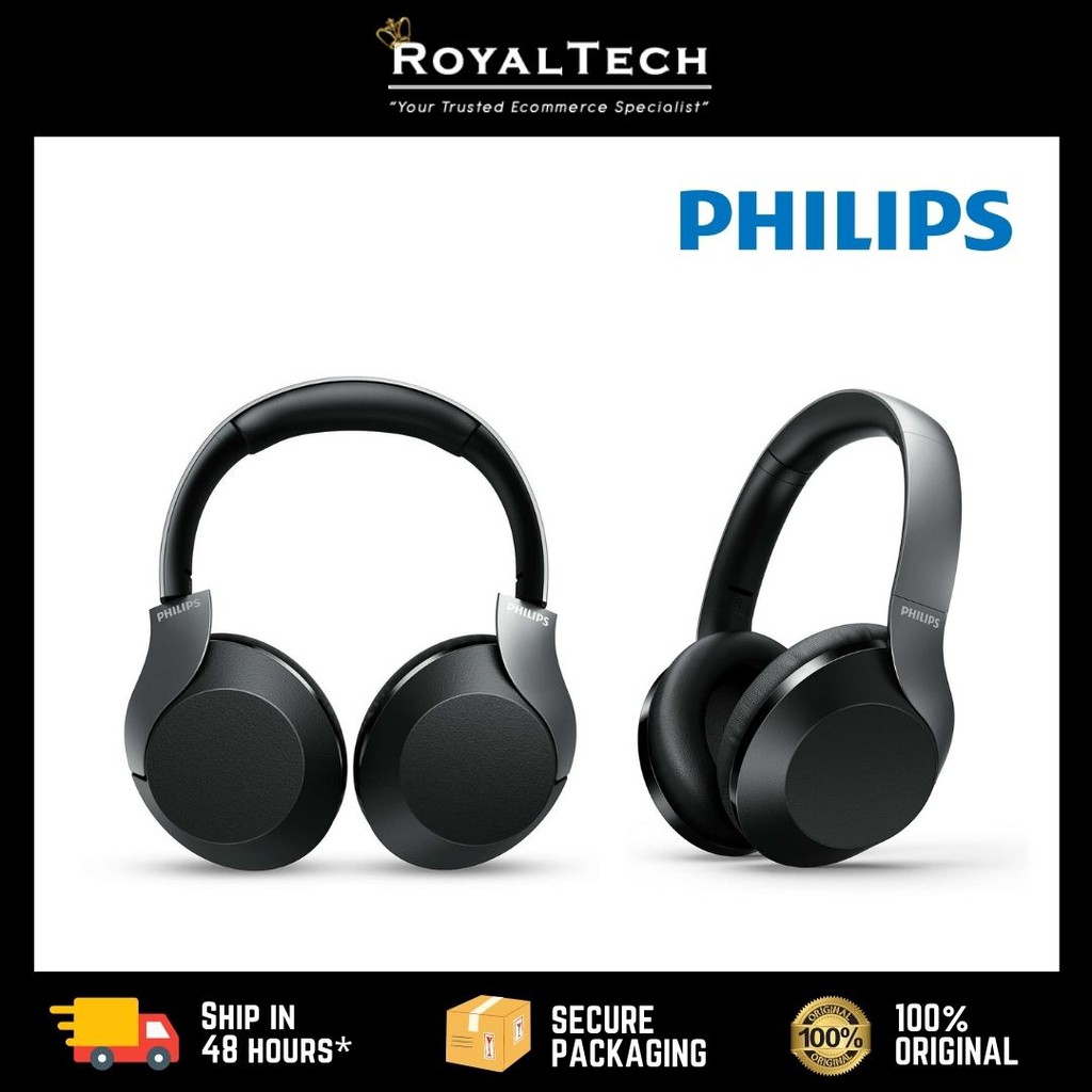 PHILIPS TAPH805BK TAPH805 ANC Hi-Res Audio Wireless Over-Ear Headphone ...