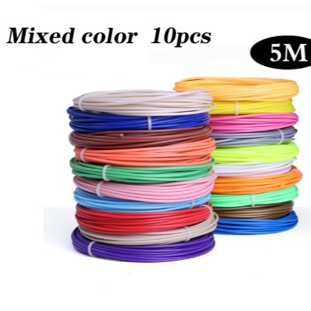 Copic 5M 5 Colours 3D Pen Filament PLA 1.75mm Plastic Rubber Printing Filaments DIY 