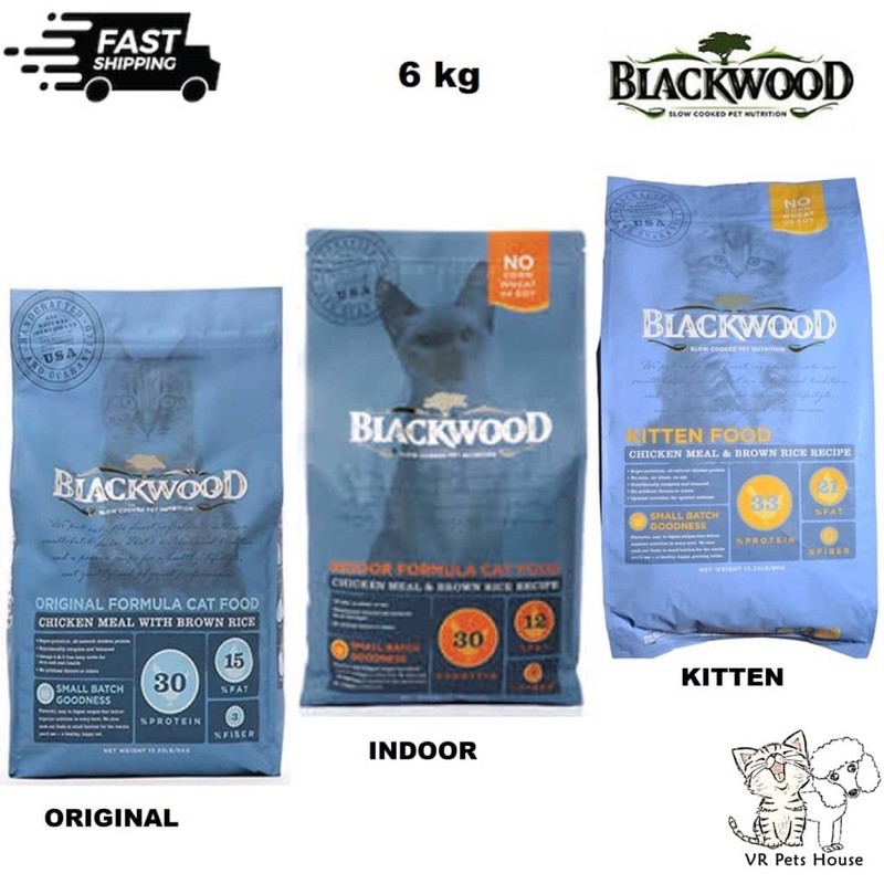 BLACKWOOD CAT FOOD BLACKWOOD ORIGINAL, BLACKWOOD INDOOR, BLACKWOOD