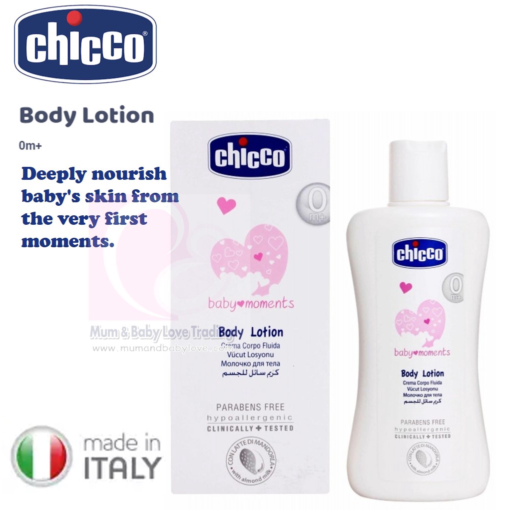 chicco baby body lotion