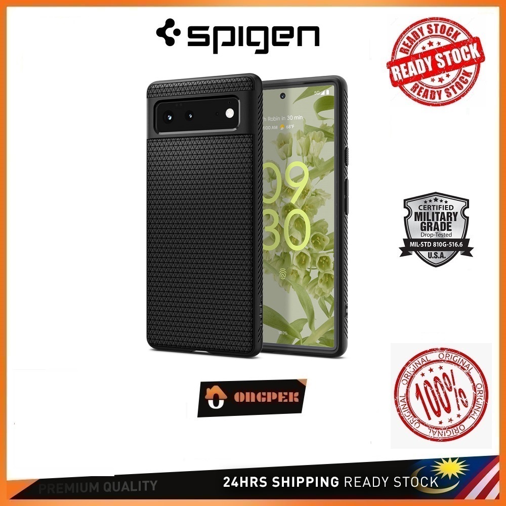 ORIGINAL SPIGEN Liquid Air Google Pixel 9 8 7 6 / Pixel 6 Pro / 6a Pixel6 7 Pro Pixel 6a Phone Case Cover Casing Sleeve